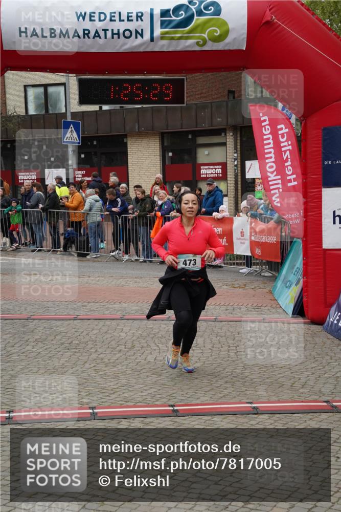 04.05.2025 - 8. Wedeler Halbmarathon Felixshl http://msf.ph/oto/7817005 04.05.2025 11:25:27 Ziel 473, 655 meine-sportfotos.de