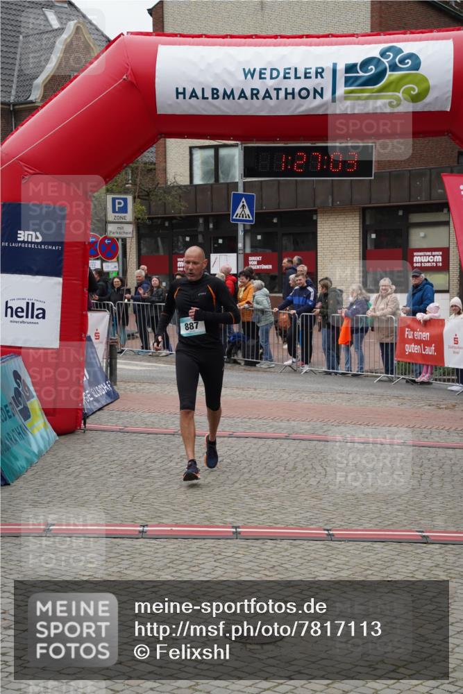 04.05.2025 - 8. Wedeler Halbmarathon Felixshl http://msf.ph/oto/7817113 04.05.2025 11:27:01 Ziel 887, 1100 meine-sportfotos.de