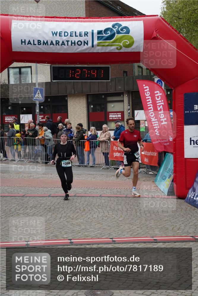 04.05.2025 - 8. Wedeler Halbmarathon Felixshl http://msf.ph/oto/7817189 04.05.2025 11:27:39 Ziel 790, 862, 1081, 1208 meine-sportfotos.de