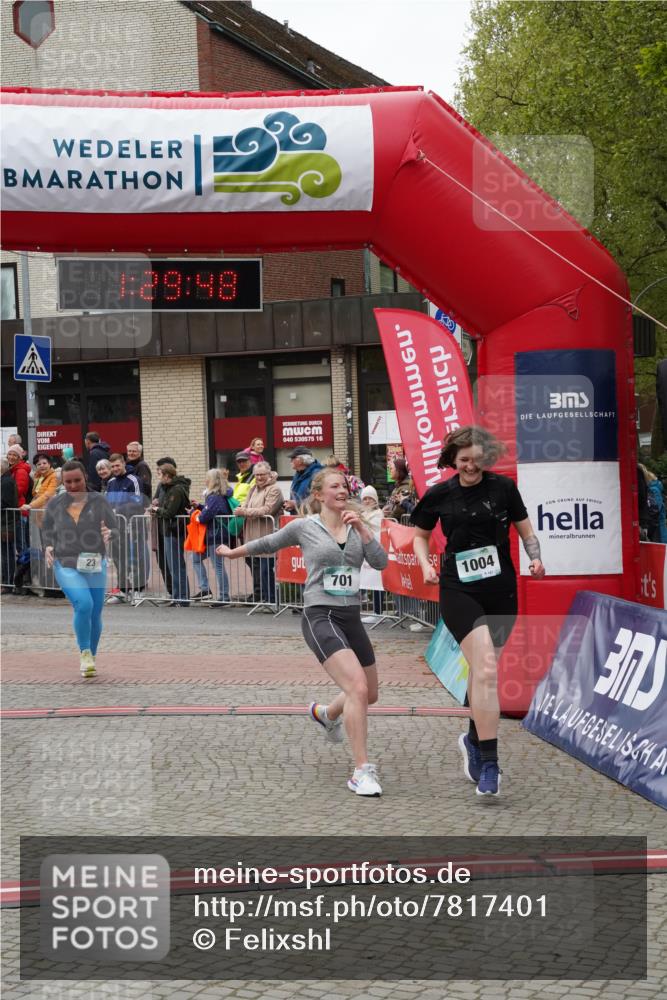 04.05.2025 - 8. Wedeler Halbmarathon Felixshl http://msf.ph/oto/7817401 04.05.2025 11:29:46 Ziel 23, 701, 973, 1004 meine-sportfotos.de