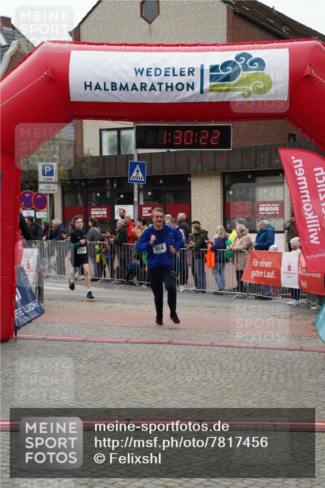 04.05.2025 - 8. Wedeler Halbmarathon Felixshl http://msf.ph/oto/7817456 04.05.2025 11:30:20 Ziel 514, 1111 meine-sportfotos.de