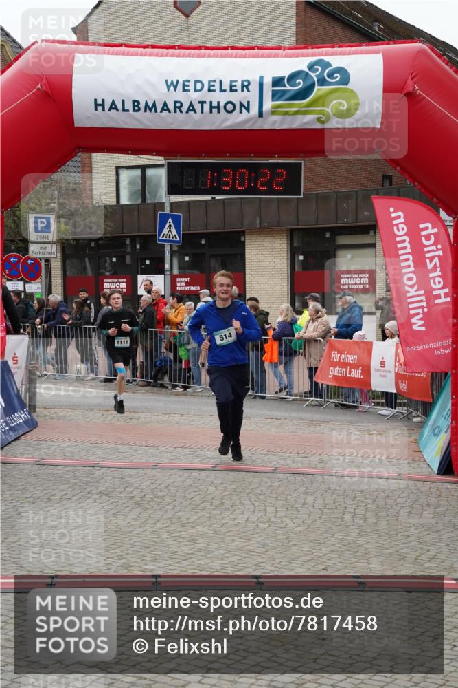 04.05.2025 - 8. Wedeler Halbmarathon Felixshl http://msf.ph/oto/7817458 04.05.2025 11:30:20 Ziel 514, 1111 meine-sportfotos.de