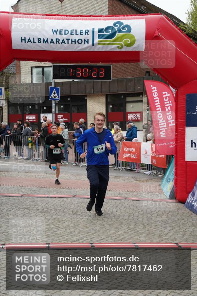04.05.2025 - 8. Wedeler Halbmarathon Felixshl http://msf.ph/oto/7817462 04.05.2025 11:30:21 Ziel 514, 1111 meine-sportfotos.de