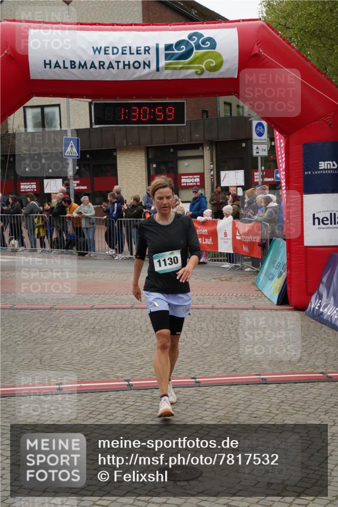 04.05.2025 - 8. Wedeler Halbmarathon Felixshl http://msf.ph/oto/7817532 04.05.2025 11:30:57 Ziel 155, 610, 616, 649, 1130 meine-sportfotos.de