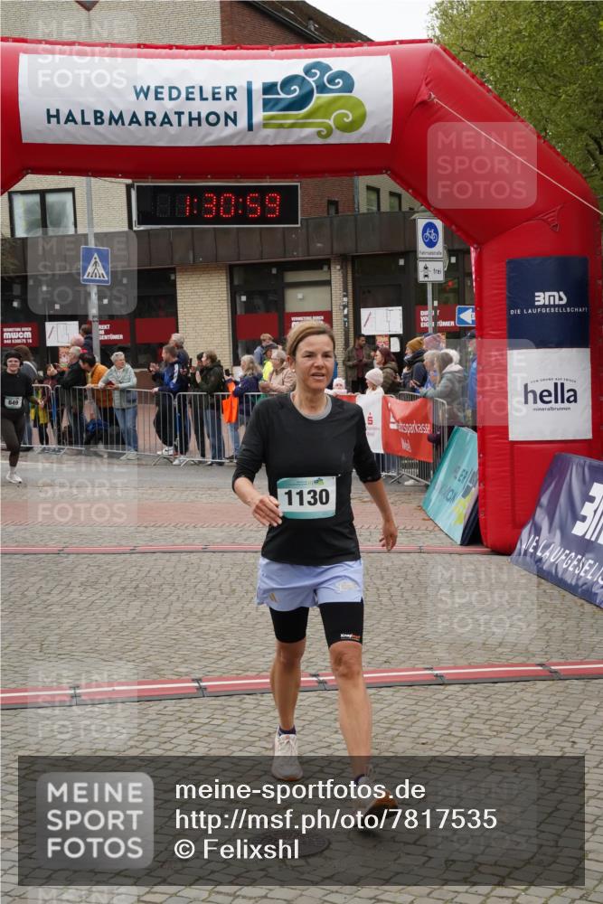 04.05.2025 - 8. Wedeler Halbmarathon Felixshl http://msf.ph/oto/7817535 04.05.2025 11:30:57 Ziel 155, 610, 616, 649, 1130 meine-sportfotos.de