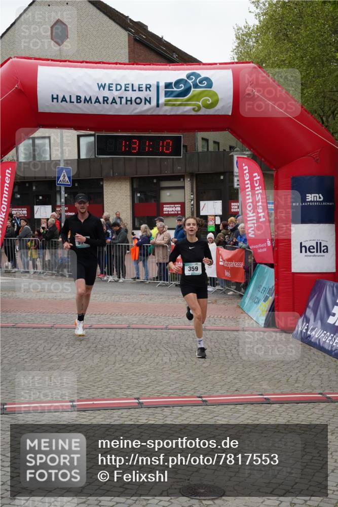 04.05.2025 - 8. Wedeler Halbmarathon Felixshl http://msf.ph/oto/7817553 04.05.2025 11:31:08 Ziel 177, 359, 574, 843, 883 meine-sportfotos.de