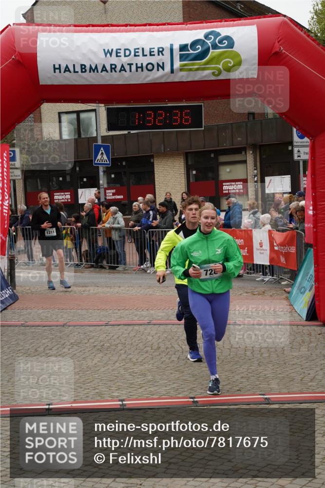 04.05.2025 - 8. Wedeler Halbmarathon Felixshl http://msf.ph/oto/7817675 04.05.2025 11:32:34 Ziel 728, 1211 meine-sportfotos.de