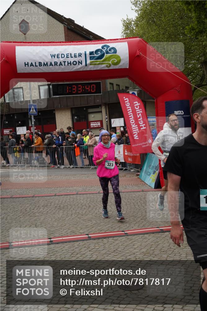 04.05.2025 - 8. Wedeler Halbmarathon Felixshl http://msf.ph/oto/7817817 04.05.2025 11:33:38 Ziel 323, 785, 1128, 1183 meine-sportfotos.de