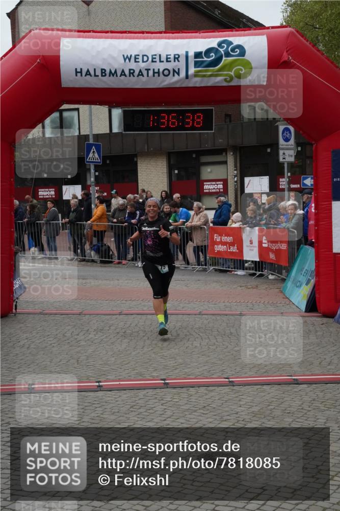 04.05.2025 - 8. Wedeler Halbmarathon Felixshl http://msf.ph/oto/7818085 04.05.2025 11:36:36 Ziel 375 meine-sportfotos.de