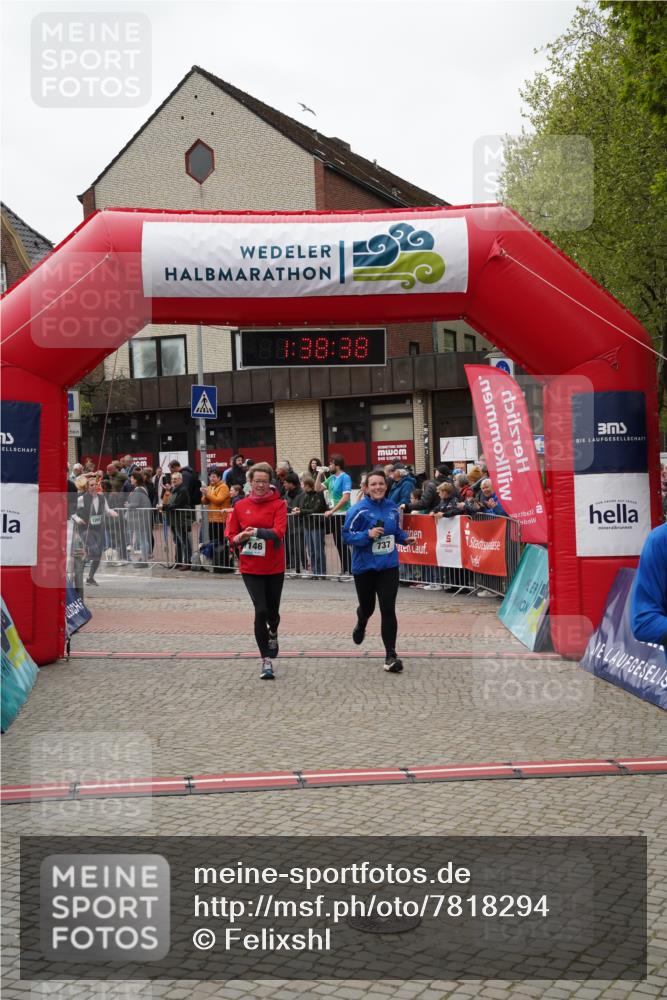 04.05.2025 - 8. Wedeler Halbmarathon Felixshl http://msf.ph/oto/7818294 04.05.2025 11:38:36 Ziel 737, 789, 1146, 1200 meine-sportfotos.de