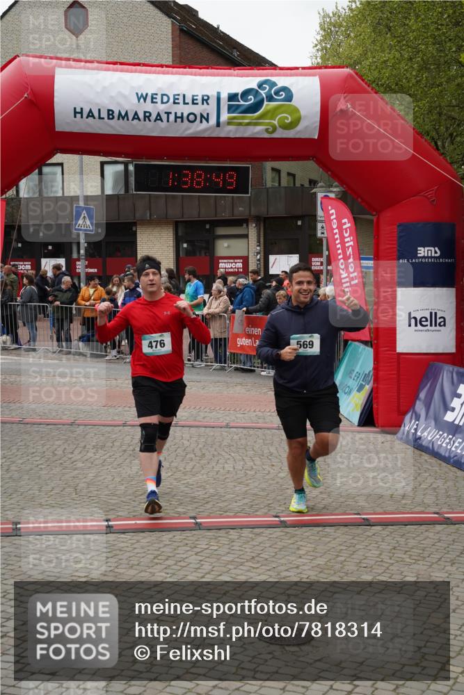 04.05.2025 - 8. Wedeler Halbmarathon Felixshl http://msf.ph/oto/7818314 04.05.2025 11:38:47 Ziel 476, 569 meine-sportfotos.de