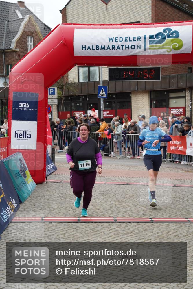 04.05.2025 - 8. Wedeler Halbmarathon Felixshl http://msf.ph/oto/7818567 04.05.2025 11:41:50 Ziel 8, 706, 1119 meine-sportfotos.de
