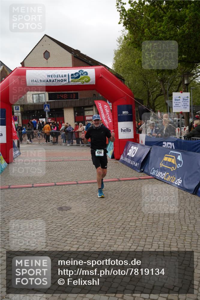 04.05.2025 - 8. Wedeler Halbmarathon Felixshl http://msf.ph/oto/7819134 04.05.2025 11:48:11 Ziel 434, 1083 meine-sportfotos.de