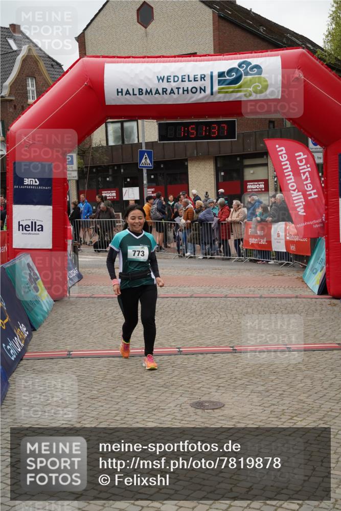 04.05.2025 - 8. Wedeler Halbmarathon Felixshl http://msf.ph/oto/7819878 04.05.2025 11:51:35 Ziel 773 meine-sportfotos.de