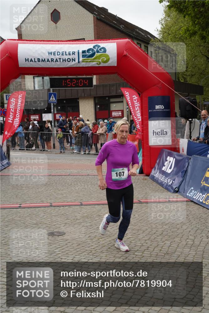 04.05.2025 - 8. Wedeler Halbmarathon Felixshl http://msf.ph/oto/7819904 04.05.2025 11:52:02 Ziel 107 meine-sportfotos.de