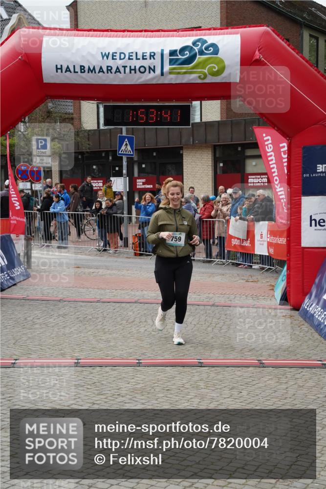 04.05.2025 - 8. Wedeler Halbmarathon Felixshl http://msf.ph/oto/7820004 04.05.2025 11:53:39 Ziel 759 meine-sportfotos.de
