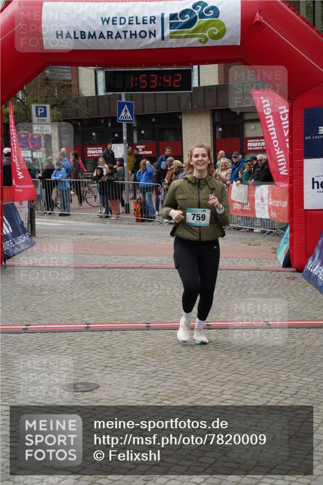 04.05.2025 - 8. Wedeler Halbmarathon Felixshl http://msf.ph/oto/7820009 04.05.2025 11:53:40 Ziel 759 meine-sportfotos.de
