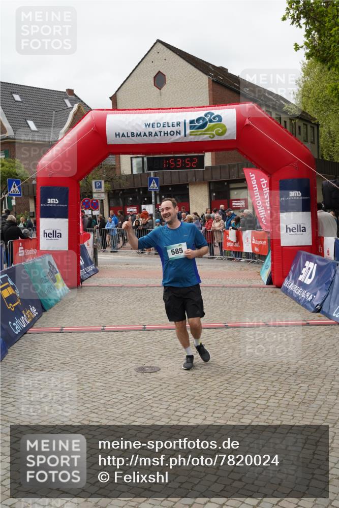04.05.2025 - 8. Wedeler Halbmarathon Felixshl http://msf.ph/oto/7820024 04.05.2025 11:53:50 Ziel 585 meine-sportfotos.de