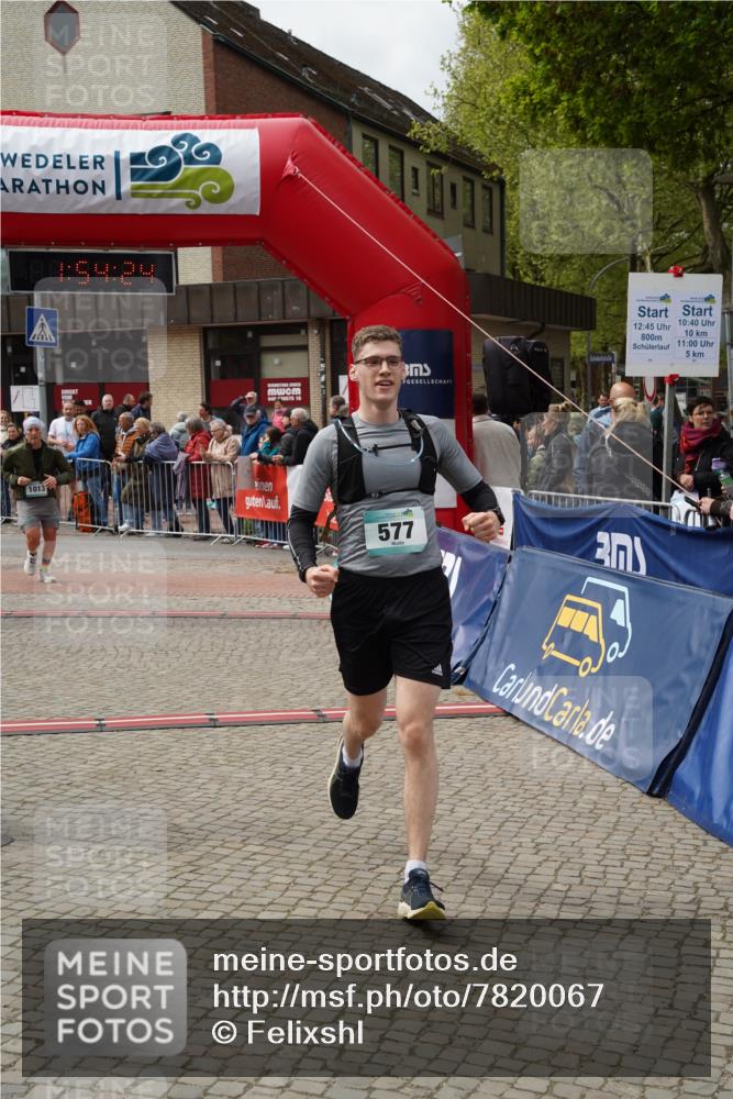 04.05.2025 - 8. Wedeler Halbmarathon Felixshl http://msf.ph/oto/7820067 04.05.2025 11:54:22 Ziel 360, 577, 1013 meine-sportfotos.de