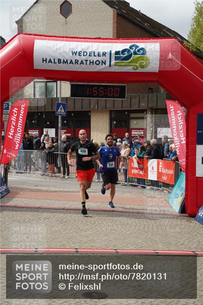 04.05.2025 - 8. Wedeler Halbmarathon Felixshl http://msf.ph/oto/7820131 04.05.2025 11:54:58 Ziel 240, 248, 429, 719, 720, 873 meine-sportfotos.de