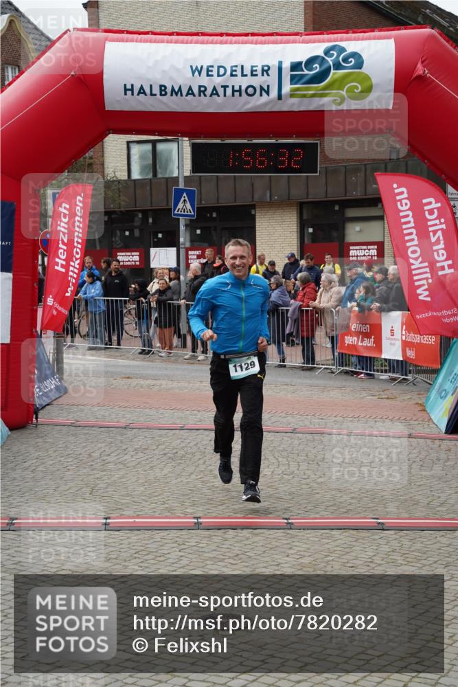04.05.2025 - 8. Wedeler Halbmarathon Felixshl http://msf.ph/oto/7820282 04.05.2025 11:56:30 Ziel 1129 meine-sportfotos.de