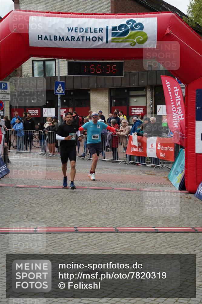 04.05.2025 - 8. Wedeler Halbmarathon Felixshl http://msf.ph/oto/7820319 04.05.2025 11:56:34 Ziel 951, 994, 1056, 1129 meine-sportfotos.de