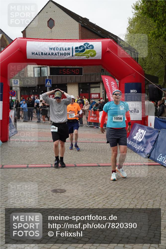 04.05.2025 - 8. Wedeler Halbmarathon Felixshl http://msf.ph/oto/7820390 04.05.2025 11:56:38 Ziel 723, 951, 994, 1056 meine-sportfotos.de