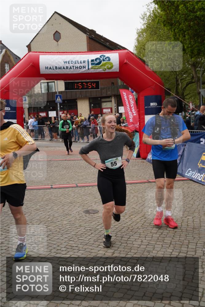 04.05.2025 - 8. Wedeler Halbmarathon Felixshl http://msf.ph/oto/7822048 04.05.2025 11:57:52 Ziel 55, 251, 432, 671, 833, 985 meine-sportfotos.de
