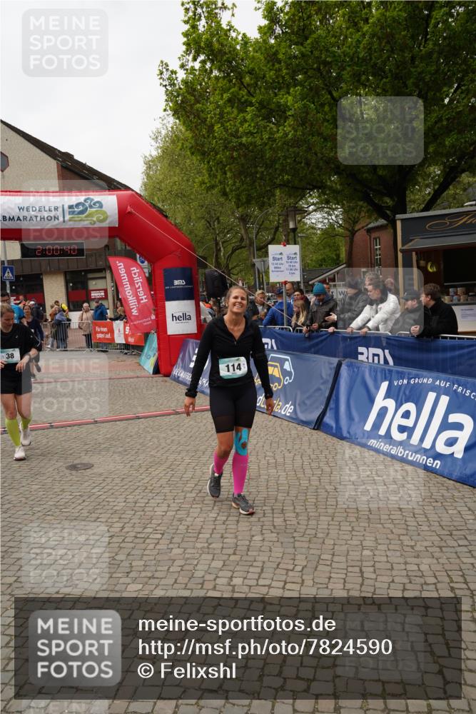 04.05.2025 - 8. Wedeler Halbmarathon Felixshl http://msf.ph/oto/7824590 04.05.2025 12:00:38 Ziel 38, 114, 241, 410, 821 meine-sportfotos.de