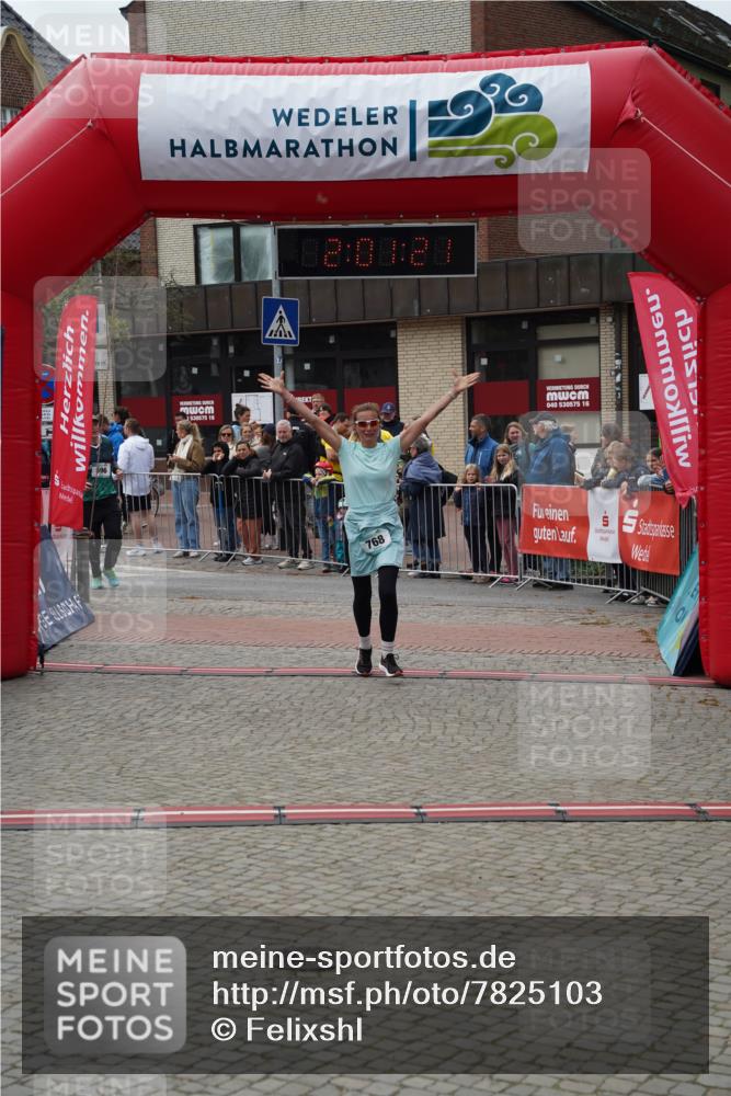 04.05.2025 - 8. Wedeler Halbmarathon Felixshl http://msf.ph/oto/7825103 04.05.2025 12:01:19 Ziel 596, 768 meine-sportfotos.de