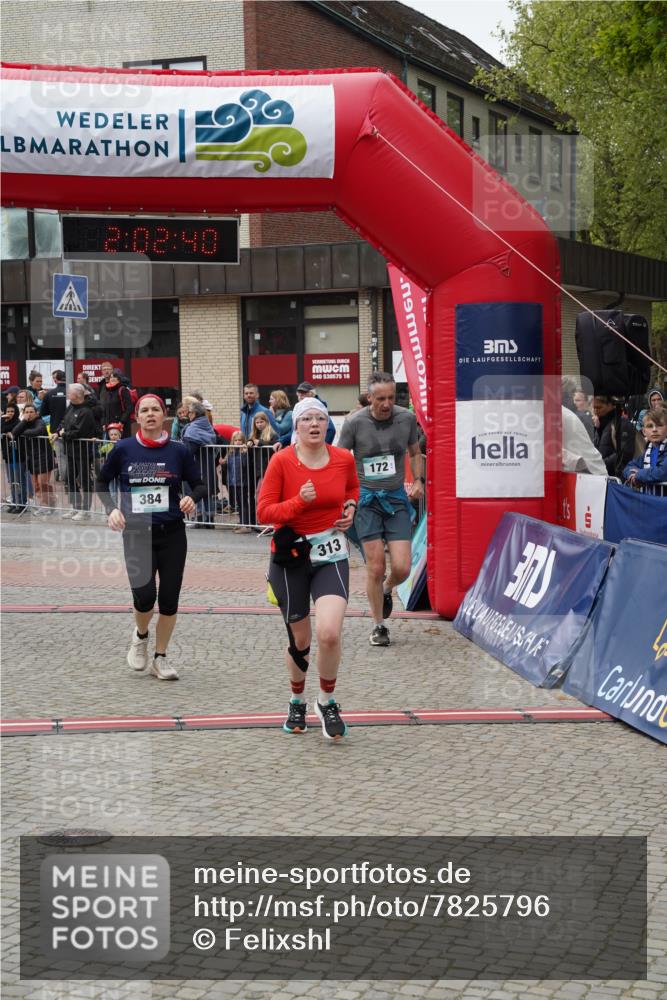 04.05.2025 - 8. Wedeler Halbmarathon Felixshl http://msf.ph/oto/7825796 04.05.2025 12:02:38 Ziel 172, 313, 384 meine-sportfotos.de