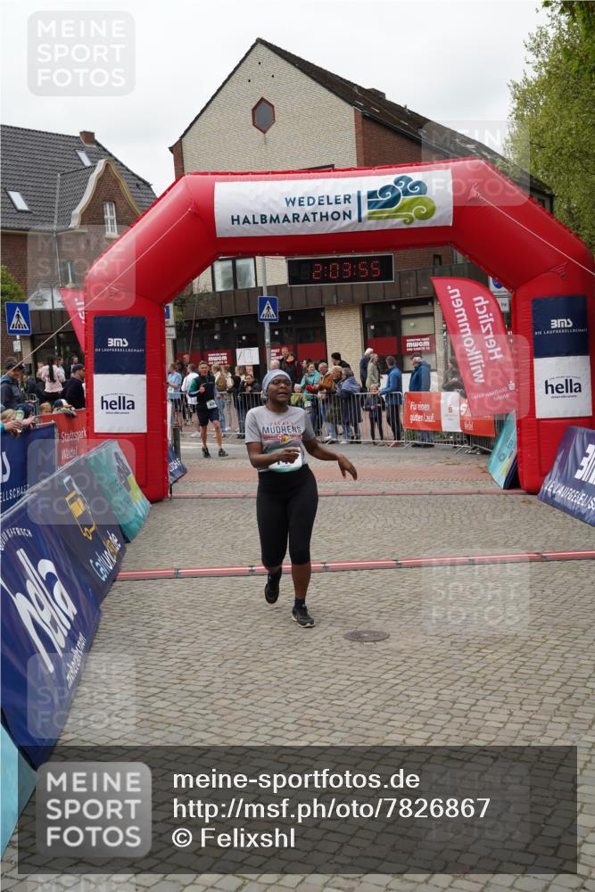04.05.2025 - 8. Wedeler Halbmarathon Felixshl http://msf.ph/oto/7826867 04.05.2025 12:03:53 Ziel 146, 494, 926 meine-sportfotos.de