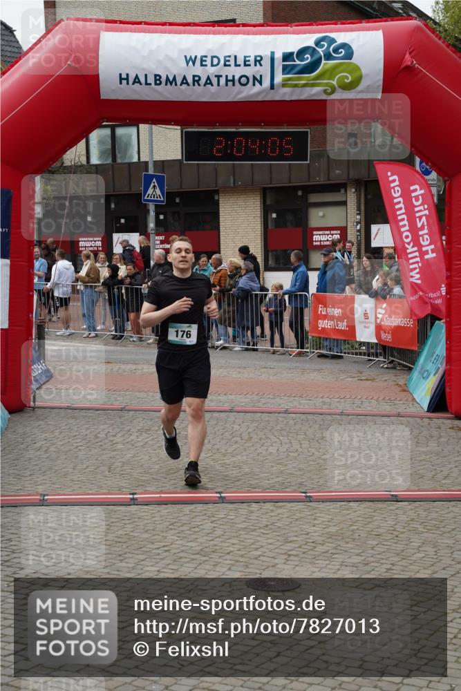04.05.2025 - 8. Wedeler Halbmarathon Felixshl http://msf.ph/oto/7827013 04.05.2025 12:04:03 Ziel 176 meine-sportfotos.de