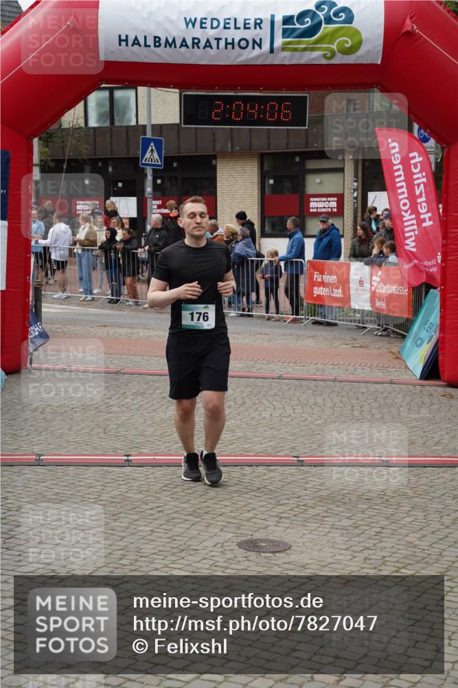 04.05.2025 - 8. Wedeler Halbmarathon Felixshl http://msf.ph/oto/7827047 04.05.2025 12:04:03 Ziel 176 meine-sportfotos.de