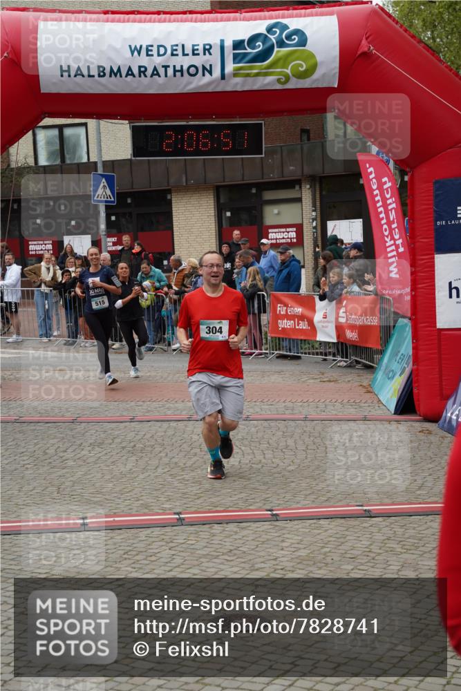 04.05.2025 - 8. Wedeler Halbmarathon Felixshl http://msf.ph/oto/7828741 04.05.2025 12:06:49 Ziel 304, 329, 333, 515, 976 meine-sportfotos.de