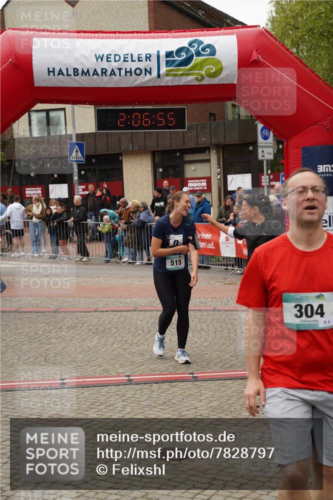 04.05.2025 - 8. Wedeler Halbmarathon Felixshl http://msf.ph/oto/7828797 04.05.2025 12:06:53 Ziel 304, 329, 515, 976 meine-sportfotos.de
