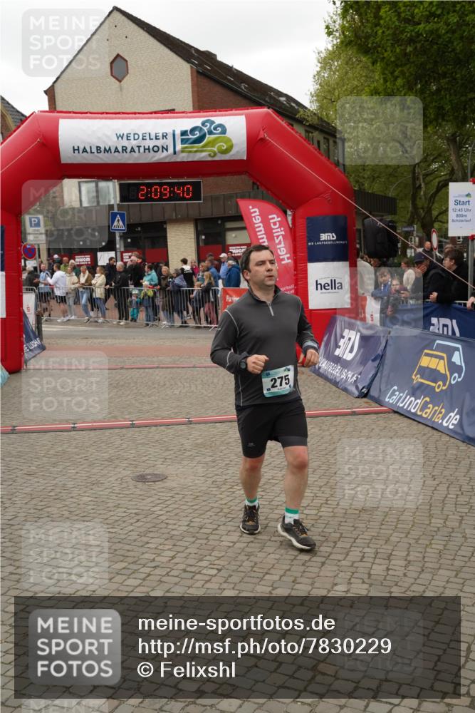 04.05.2025 - 8. Wedeler Halbmarathon Felixshl http://msf.ph/oto/7830229 04.05.2025 12:09:38 Ziel 275 meine-sportfotos.de