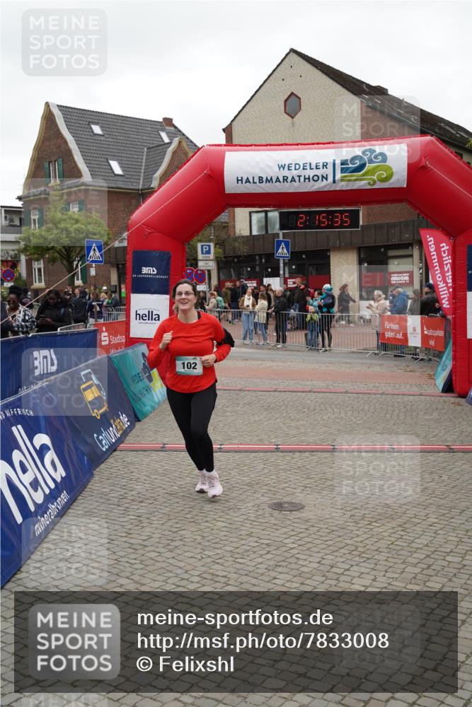 04.05.2025 - 8. Wedeler Halbmarathon Felixshl http://msf.ph/oto/7833008 04.05.2025 12:15:33 Ziel 102, 675 meine-sportfotos.de