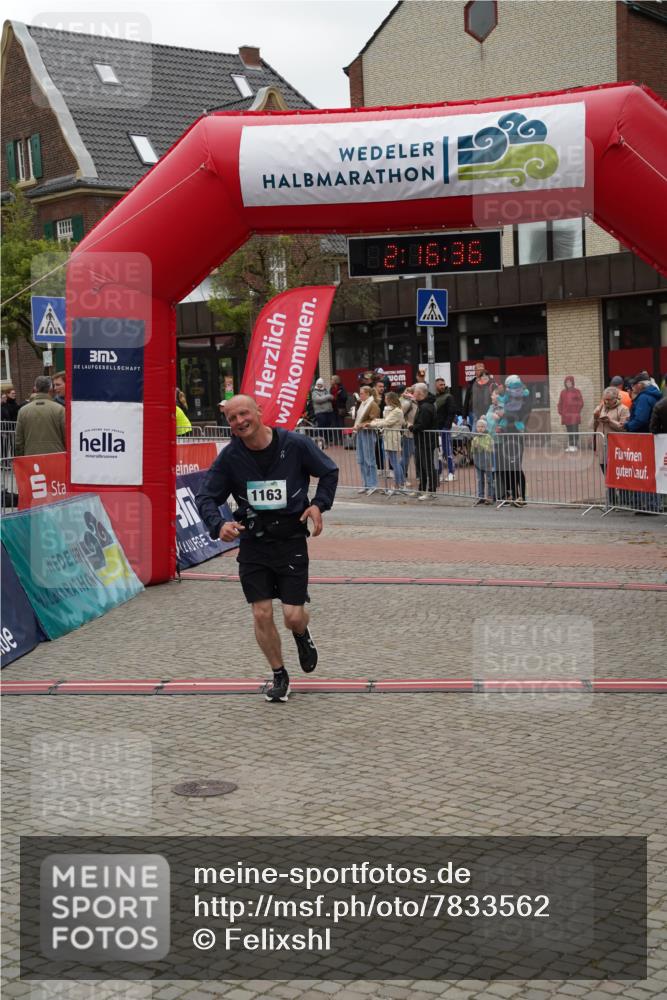04.05.2025 - 8. Wedeler Halbmarathon Felixshl http://msf.ph/oto/7833562 04.05.2025 12:16:34 Ziel 1163 meine-sportfotos.de