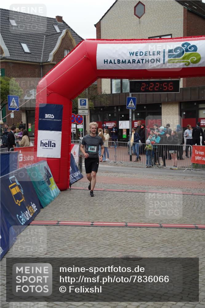 04.05.2025 - 8. Wedeler Halbmarathon Felixshl http://msf.ph/oto/7836066 04.05.2025 12:22:54 Ziel 595 meine-sportfotos.de