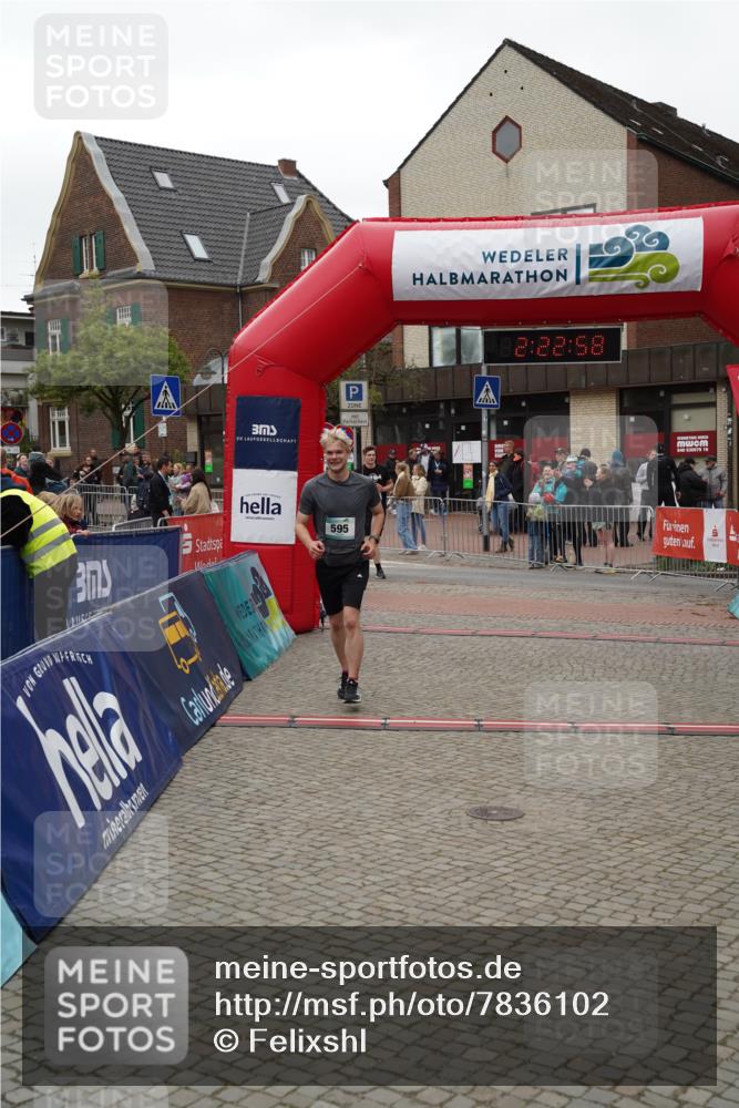 04.05.2025 - 8. Wedeler Halbmarathon Felixshl http://msf.ph/oto/7836102 04.05.2025 12:22:55 Ziel 595 meine-sportfotos.de