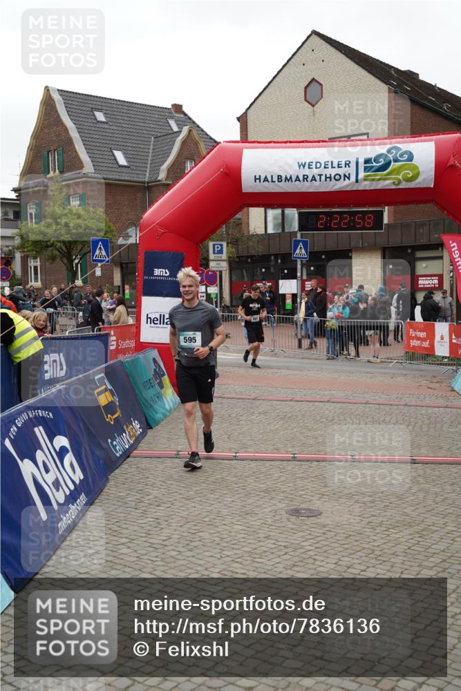 04.05.2025 - 8. Wedeler Halbmarathon Felixshl http://msf.ph/oto/7836136 04.05.2025 12:22:56 Ziel 595, 683 meine-sportfotos.de