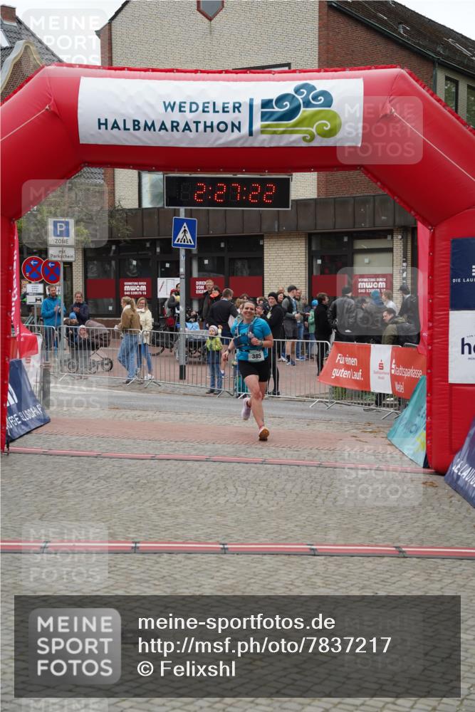 04.05.2025 - 8. Wedeler Halbmarathon Felixshl http://msf.ph/oto/7837217 04.05.2025 12:27:20 Ziel 385 meine-sportfotos.de