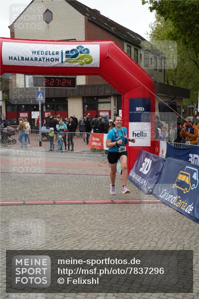 04.05.2025 - 8. Wedeler Halbmarathon Felixshl http://msf.ph/oto/7837296 04.05.2025 12:27:22 Ziel 385 meine-sportfotos.de