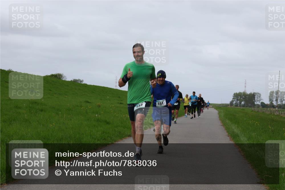 04.05.2025 - 8. Wedeler Halbmarathon Yannick Fuchs http://msf.ph/oto/7838036 04.05.2025 11:46:38 Laufen 143, 151 meine-sportfotos.de