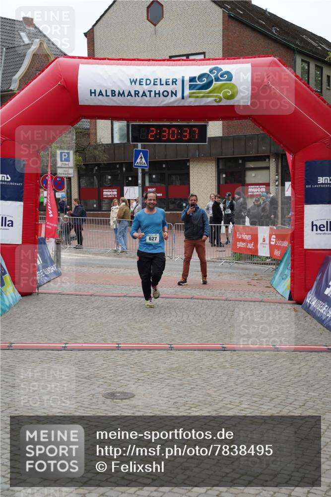 04.05.2025 - 8. Wedeler Halbmarathon Felixshl http://msf.ph/oto/7838495 04.05.2025 12:30:35 Ziel 627 meine-sportfotos.de