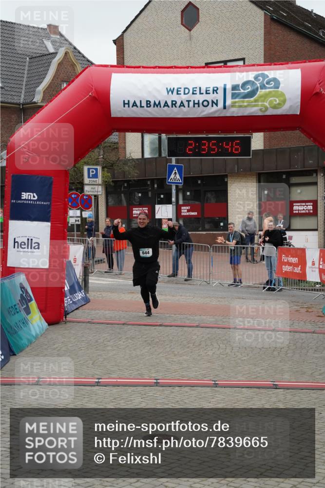04.05.2025 - 8. Wedeler Halbmarathon Felixshl http://msf.ph/oto/7839665 04.05.2025 12:35:44 Ziel 644 meine-sportfotos.de