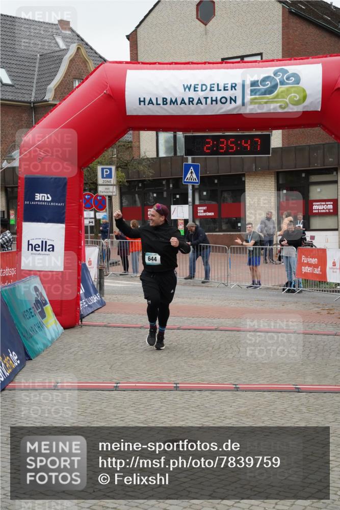 04.05.2025 - 8. Wedeler Halbmarathon Felixshl http://msf.ph/oto/7839759 04.05.2025 12:35:45 Ziel 644 meine-sportfotos.de