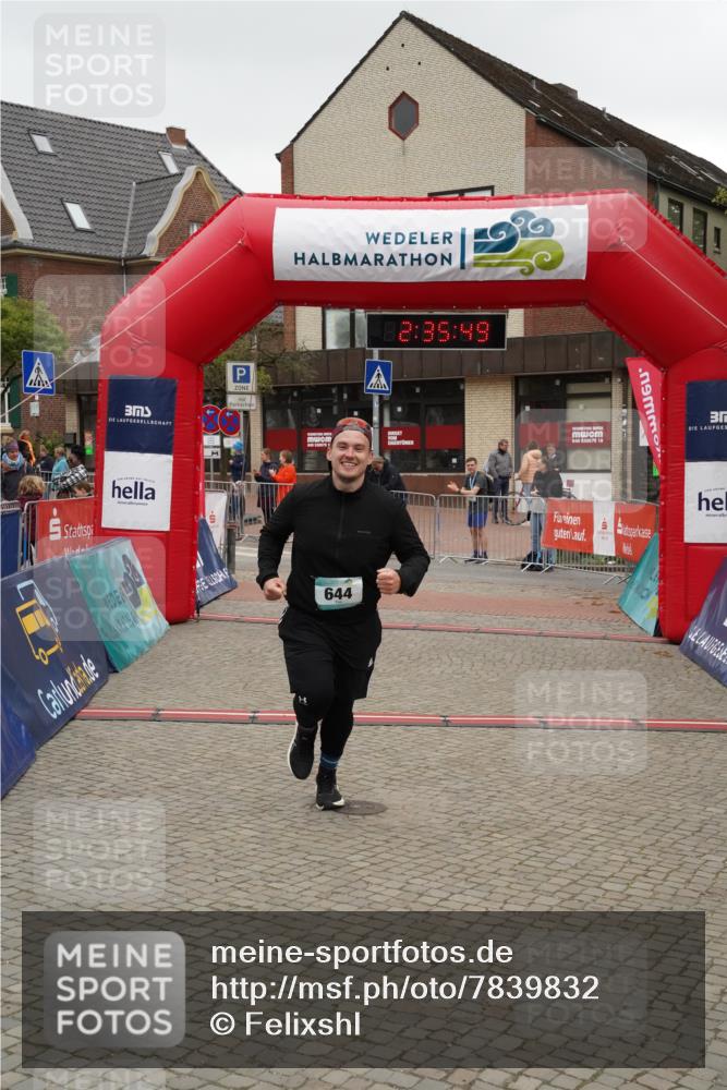 04.05.2025 - 8. Wedeler Halbmarathon Felixshl http://msf.ph/oto/7839832 04.05.2025 12:35:46 Ziel 644 meine-sportfotos.de
