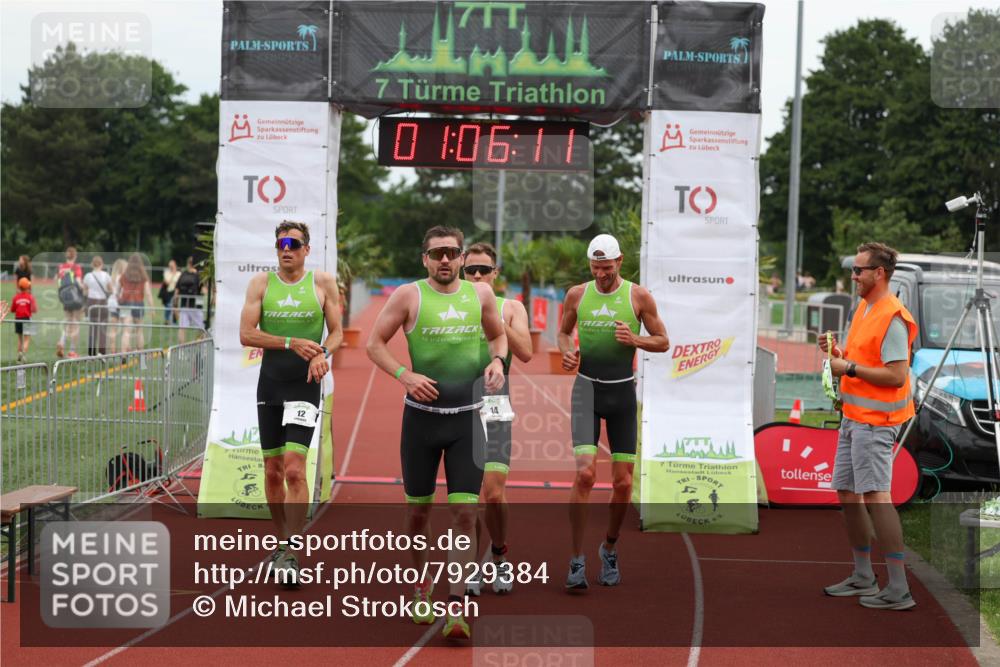 15.06.2025 - 7 Türme Triathlon Michael Strokosch http://msf.ph/oto/7929384 15.06.2025 10:06:12 Ziel 11, 12, 13, 14 meine-sportfotos.de